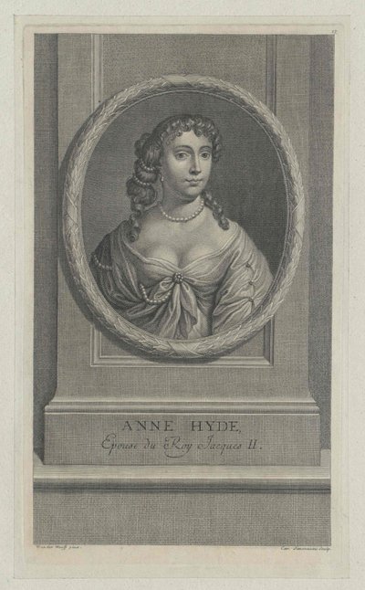 Duquesa de York Anne Hyde (impressão) de Artist Unknown