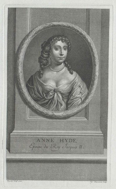 Duquesa de York Anne Hyde (impressão) de Artist Unknown