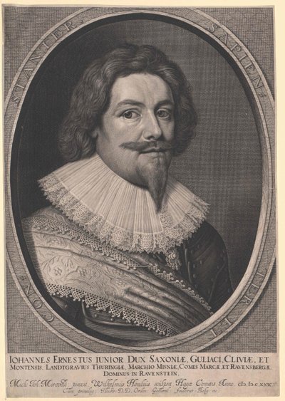 Duque da Casa de Saxe-Weimar Johann Ernst I de Artist Unknown