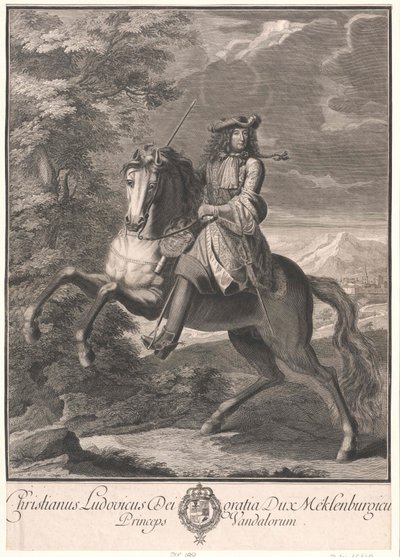 Duque de Mecklenburg-Schwerin Christian Louis I de Artist Unknown