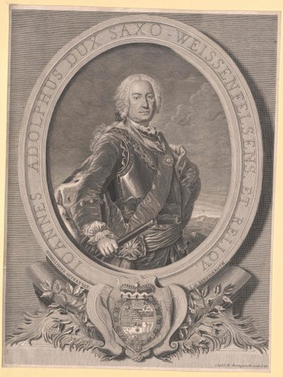Duque de Saxe-Weissenfels Johann Adolf II de Artist Unknown