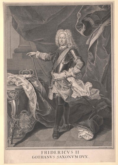 Duque de Saxe-Gotha Frederico II de Artist Unknown