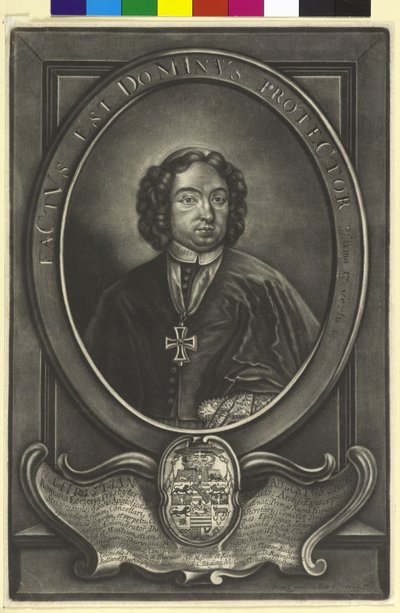 Duque de Saxe-Zeitz Christian August de Artist Unknown