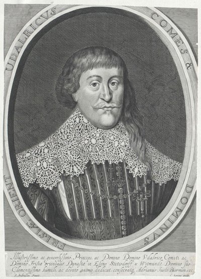 Conde da Frísia Oriental Ulrich II de Artist Unknown