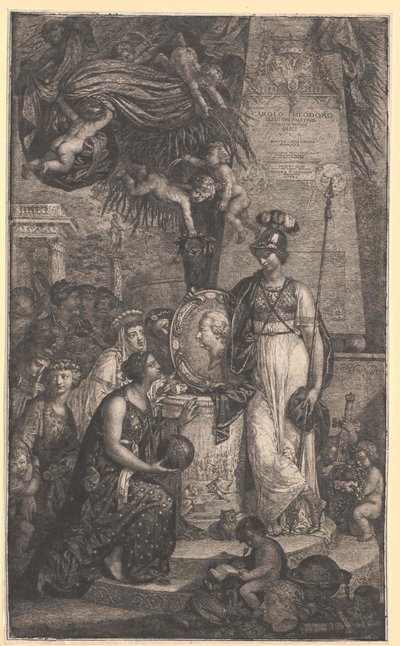 Eleitor da Baviera Karl Theodor de Artist Unknown