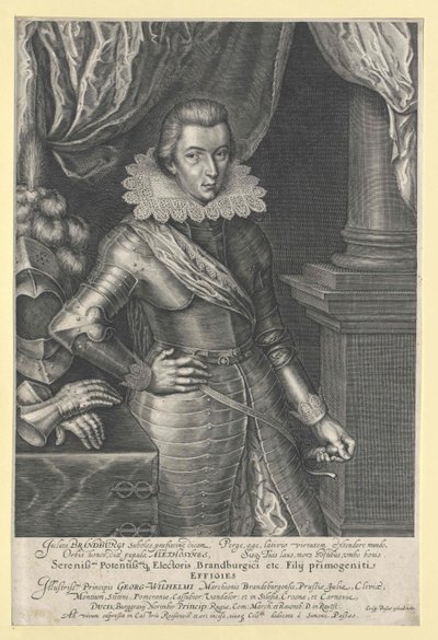 Eleitor de Brandeburgo Georg Wilhelm de Artist Unknown