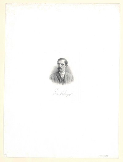 Emil Weyr (impressão) de Artist Unknown