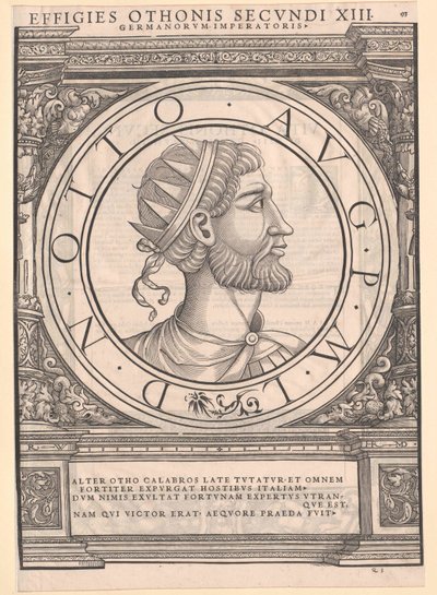 Imperador Otão II de Artist Unknown