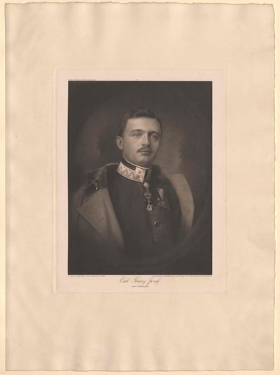 Imperador da Áustria Carlos I (impressão) de Artist Unknown