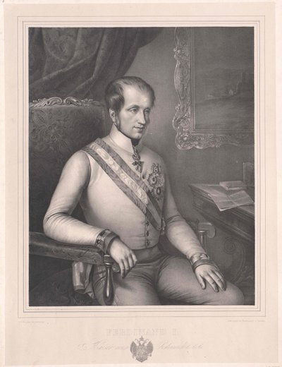 Imperador da Áustria Fernando I de Artist Unknown