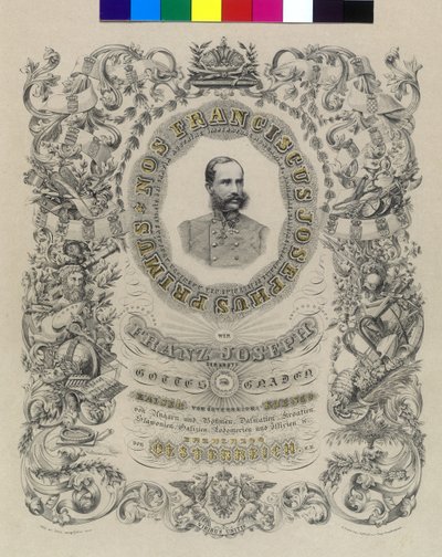 Imperador da Áustria Franz Joseph I de Artist Unknown