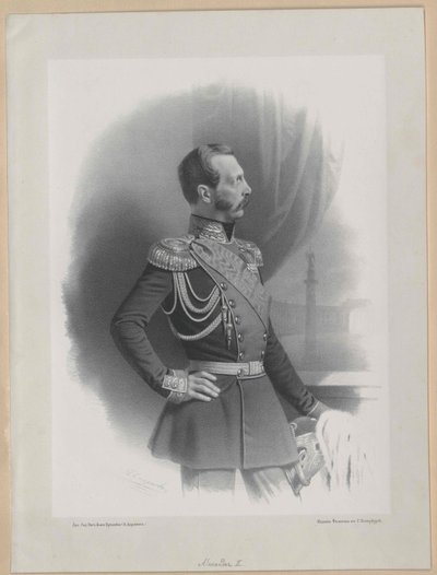 Imperador da Rússia Alexandre II de Artist Unknown
