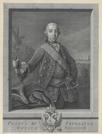 Imperador da Rússia Pedro III de Artist Unknown