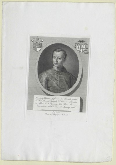 Francisco Xavier Príncipe Máximo (estampa) de Artist Unknown