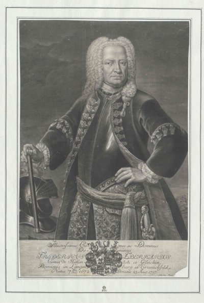 Frederick Eberhard conde Hohenlohe-Kirchberg de Artist Unknown