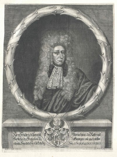 Friedrich Conrad (impressão) de Artist Unknown
