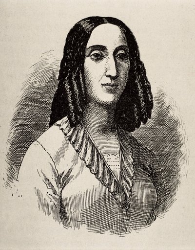 GORRITI, Juana Manuela (1818-1892), escritora argentina. Gravura. de Artist Unknown