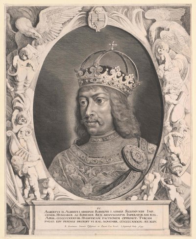 Rei alemão Alberto II (gravura) de Artist Unknown