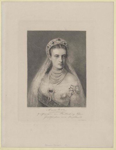 Grã-Duquesa da Rússia Anastasia Mikhailovna de Artist Unknown