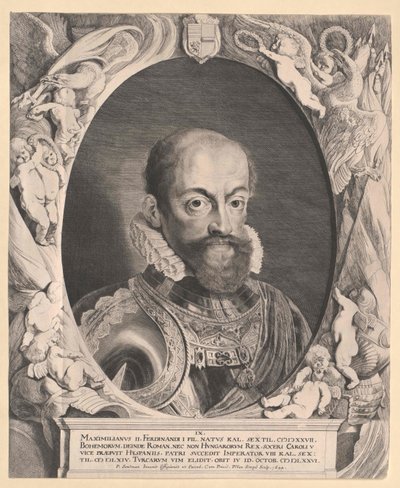 Sacro Imperador Romano Maximiliano II de Artist Unknown