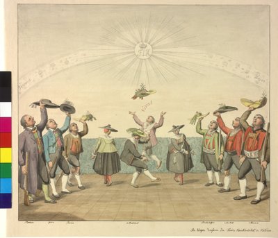 Homenagem dos tiroleses ao imperador Francisco I de Artist Unknown