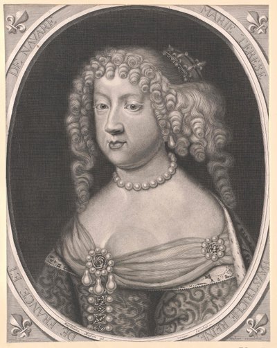 Infanta de Espanha Maria Teresa (impressão) de Artist Unknown