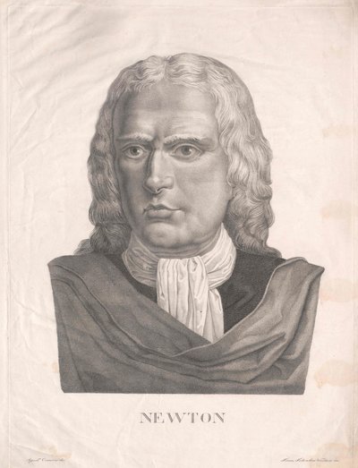 Isaac Newton (impressão) de Artist Unknown