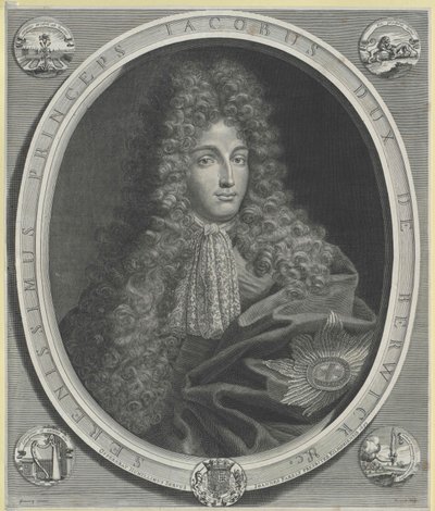 James Duque de Berwick Fitzjames (impressão) de Artist Unknown