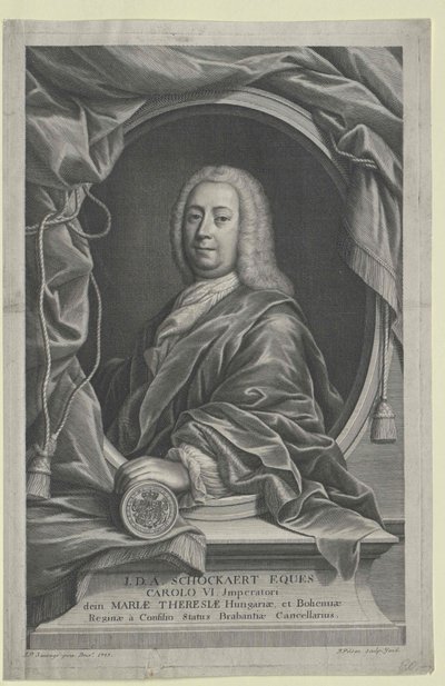 Jean Daniel Antoine Comte de Thirimont Scockart (gravura) de Artist Unknown