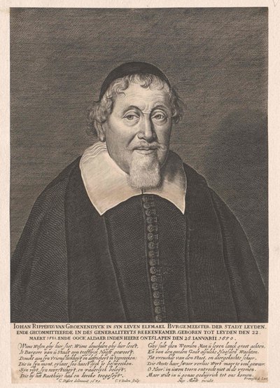 Johan Rippertsz van Groenendijck (impressão) de Artist Unknown