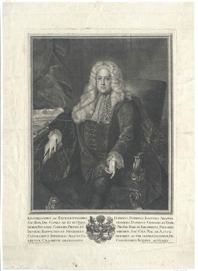 Johann Adam count von Questenberg de Artist Unknown
