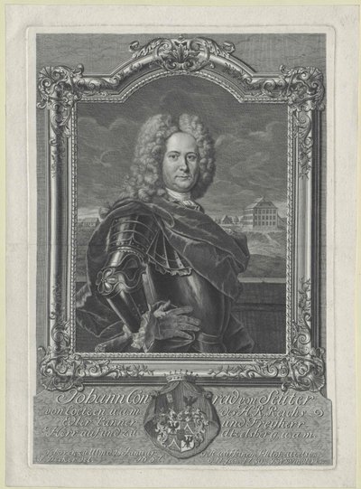 Johann Konrad barão Seutter-Loetzen de Artist Unknown