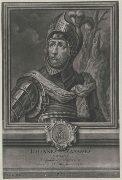 Johann Manasses (impressão) de Artist Unknown