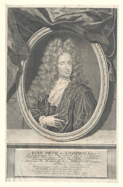 Johann Peter von Ludewig (impressão) de Artist Unknown