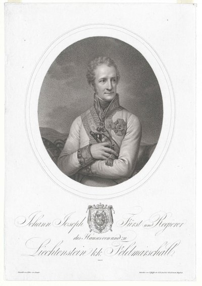 Johann conde do Liechtenstein de Artist Unknown