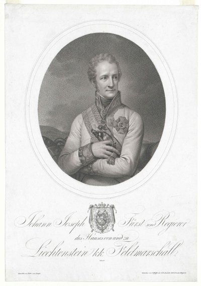 Johann conde do Liechtenstein de Artist Unknown