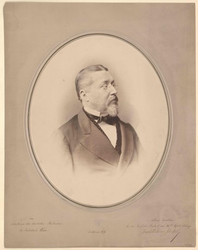 Joseph Viktor von Scheffel (impressão) de Artist Unknown