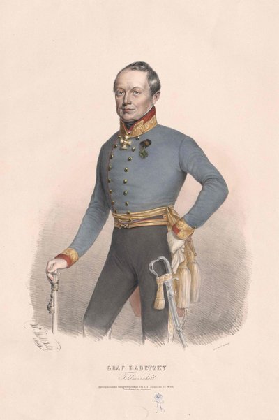 José Conde Radetzky de Radetz de Artist Unknown