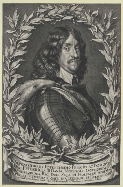Rei da Dinamarca Frederico III de Artist Unknown