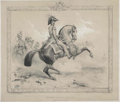 Rei da Dinamarca Frederico VII de Artist Unknown