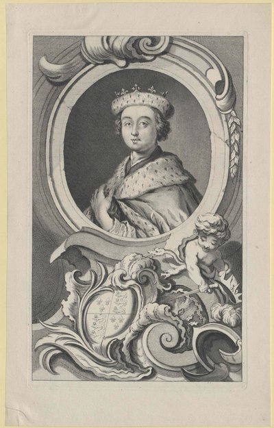 Rei de Inglaterra Eduard V. (impressão) de Artist Unknown