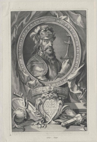 Rei de Inglaterra Eduardo III (impressão) de Artist Unknown