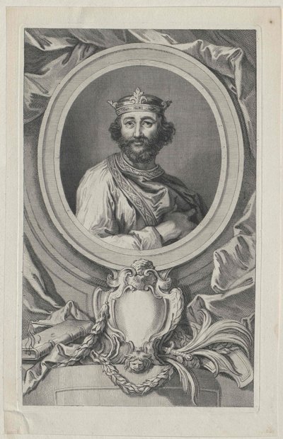 Rei de Inglaterra Eduardo I (impressão) de Artist Unknown