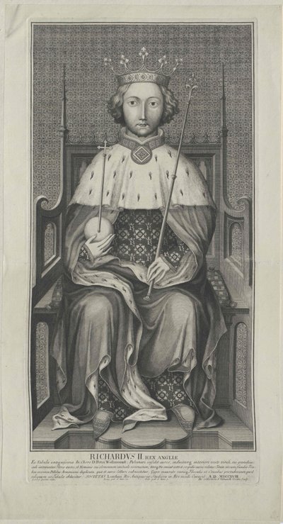 Rei de Inglaterra Ricardo II de Artist Unknown
