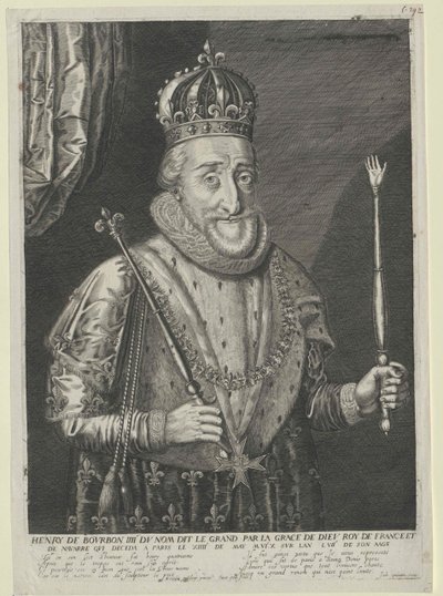 Rei de França Henrique IV de Artist Unknown