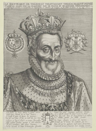 Rei de França Henrique IV de Artist Unknown