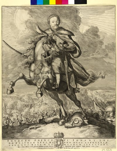 Rei da Polónia Johann III Sobieski de Artist Unknown