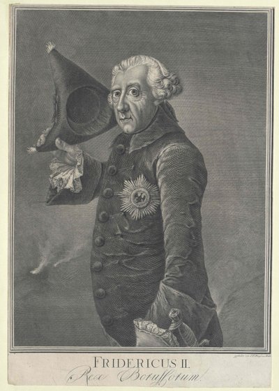 Rei da Prússia Frederico II de Artist Unknown