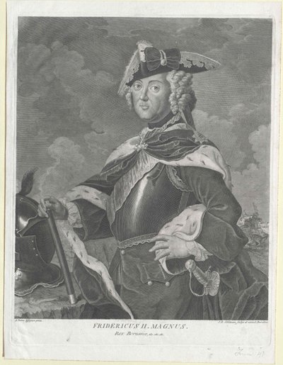 Rei da Prússia Frederico II de Artist Unknown
