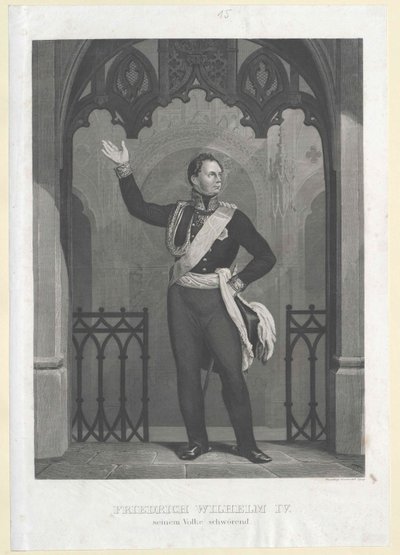 Rei da Prússia Frederico Guilherme IV de Artist Unknown